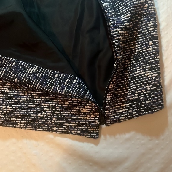Forever21 tweed mini skirt size M full zipper down Asymmetrical - Picture 8 of 11